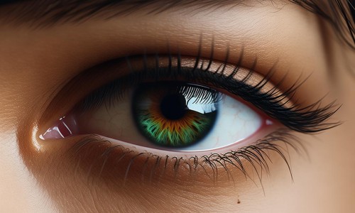 混血感眼型通常指的是具有异国风情或跨文化特征的眼型，通常给人一种异域、多元的感觉。这种眼型可能具有某些特定的特征，如深邃的眼窝、明显的双眼皮、较长的眼形等