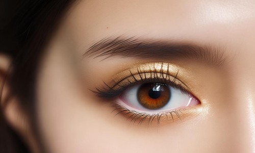 眼周比例协调通常指的是眼睛周围各部分（如眼睑、眼窝、眼角等）之间的比例和关系和谐、平衡，给人一种自然、美观的感觉